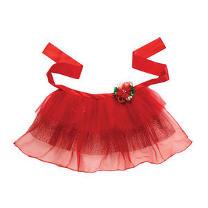 Red Tulle Apron with Removable Bow NEW